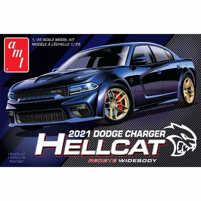 amt-1325m-dodge-charger-hellcat-redeye-auto-bausatz-1-25 image 1