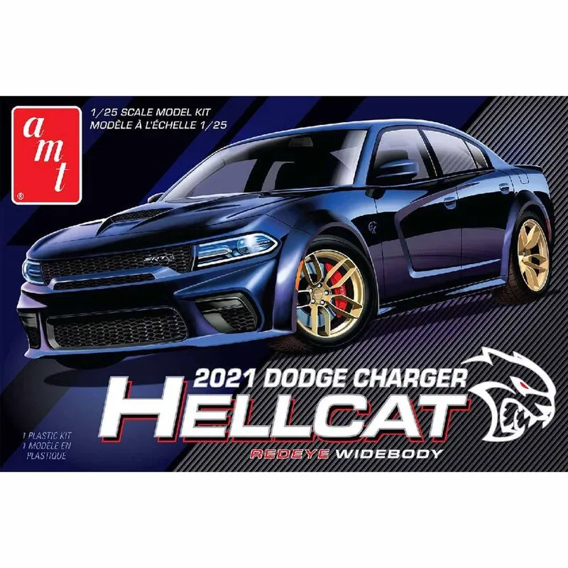 amt-1325m-dodge-charger-hellcat-redeye-auto-bausatz-1-25 image 1