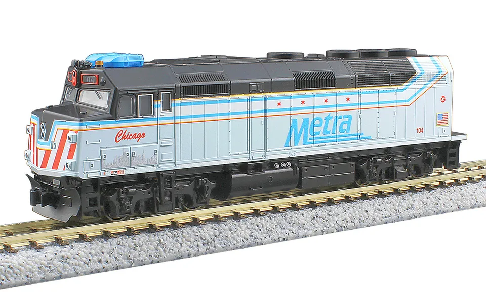 hobbytrain-emd-f40ph-diesellok-metra-104-chicago image 1