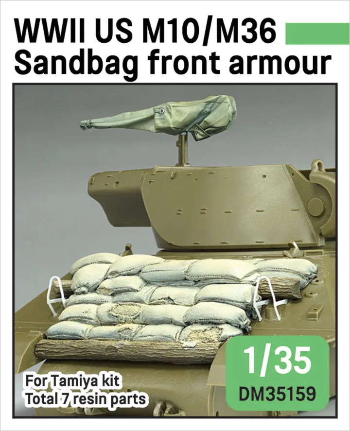 def-model-dm35159-m10-m36-sandsackpanzerung-1-35-tamiya image 1