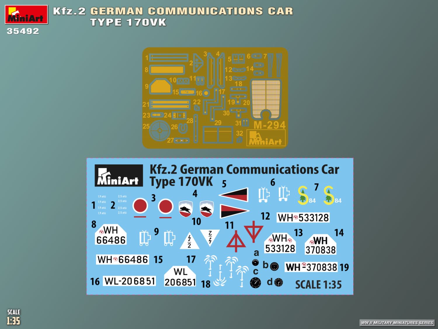 miniart-35492-kfz-2-nachrichtenwagen-170vk-1-35-bausatz image 4