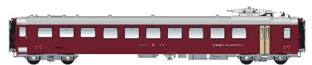 hobbytrain-ew-i-dr4-speisewagen-sbb-ep-iii-personenwagen image 1