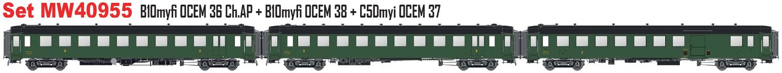 hobbytrain-ocem-3er-set-personenwagen-sncf-ep-iiic image 1