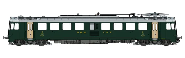 hobbytrain-triebwagen-rbe-4-4-sbb-gr-n-ep-iii-ac image 1