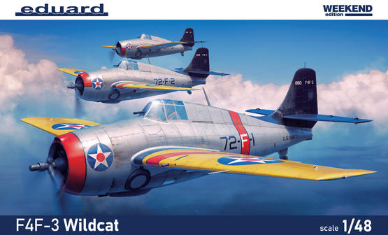 eduard-84193-f4f-3-wildcat-flugzeugmodell-1-48-ww2 image 1