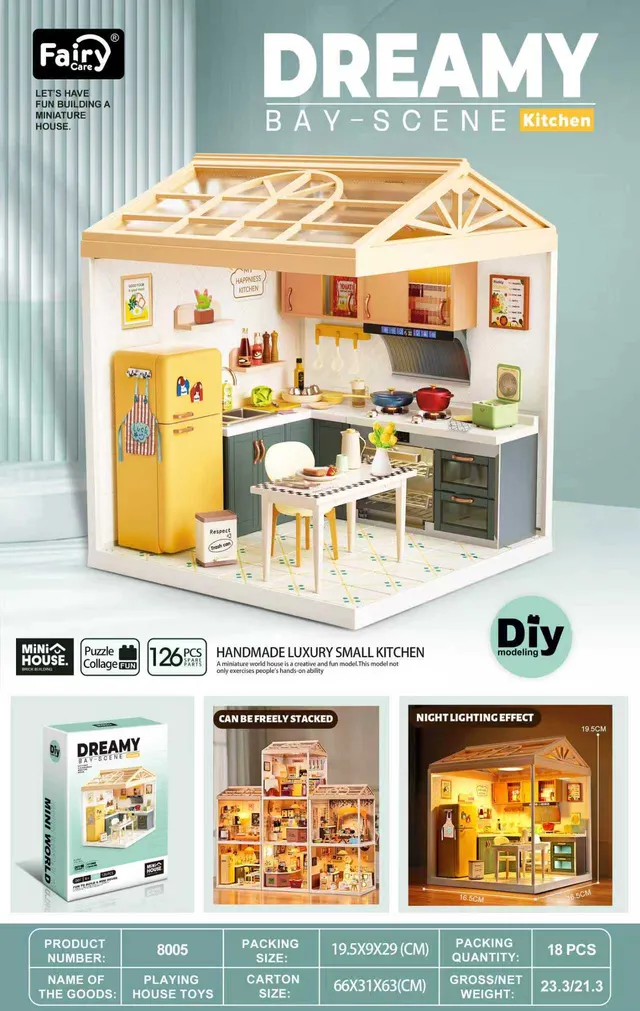 fairy-care-fc-dbs8005-dreamy-bay-scene-k-che-miniaturhaus-126-tlg image 1