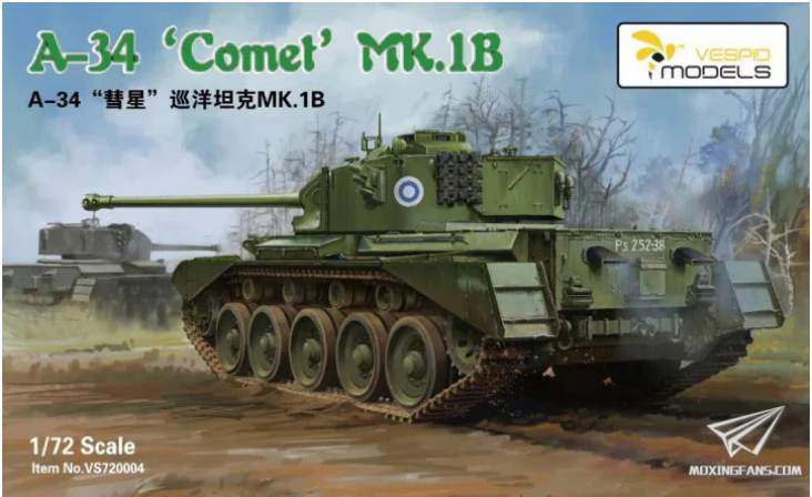 vespid-720004-a-34-comet-mk-1b-panzermodell-1-72 image 1