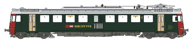 hobbytrain-rbe-4-4-1404-triebwagen-sbb-ac-sound-prototyp image 1