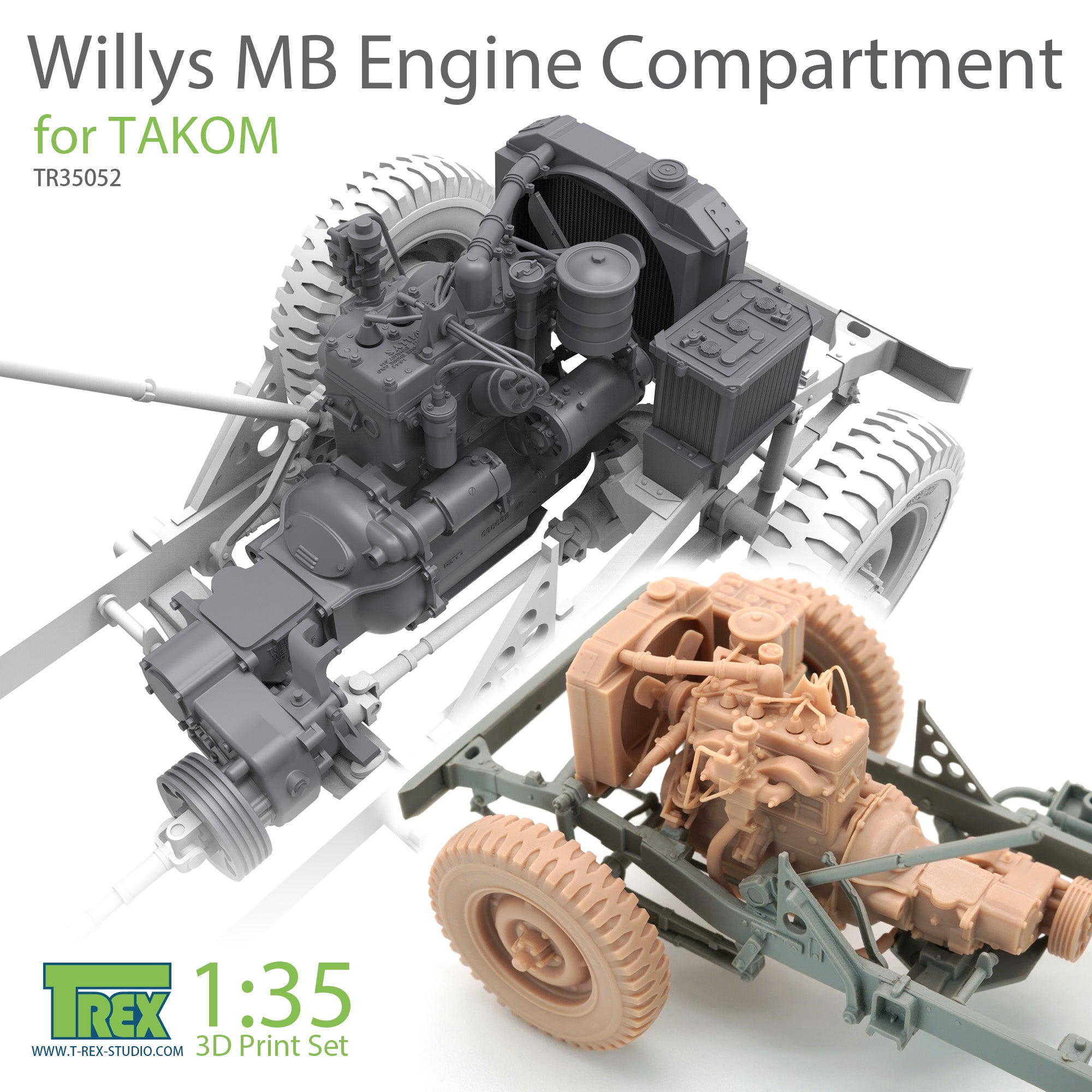 t-rex-35052-willys-mb-motorraum-zur-stsatz-1-35-takom image 1