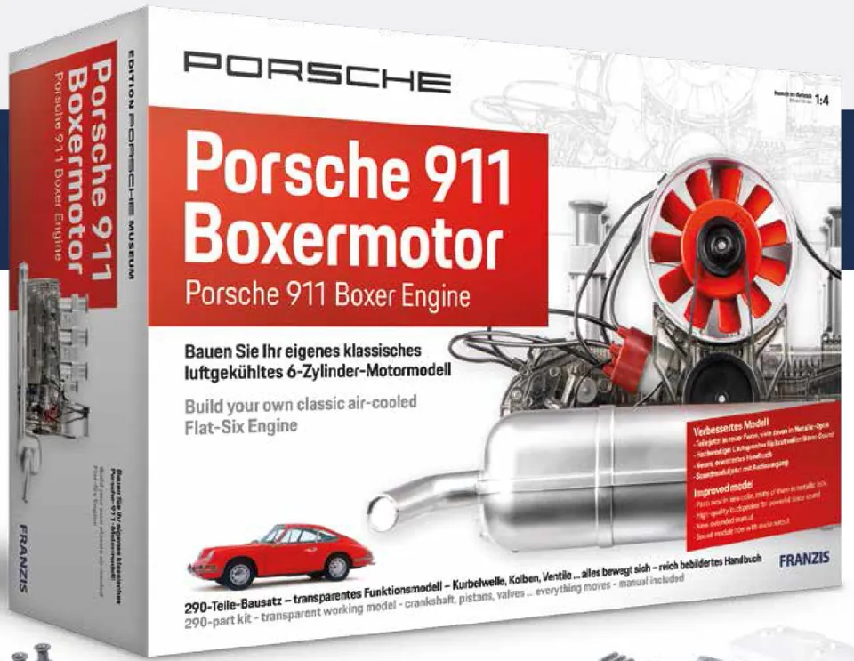 hobbytrain-modellbausatz-porsche-6-zylinder-boxermotor-1-4-neuauflage image 1