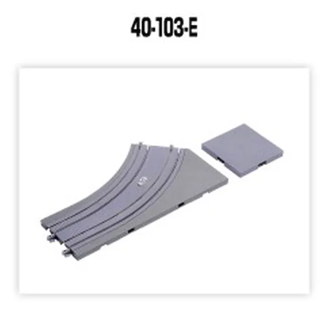 hobbytrain-unitram-gleis-r180-45-gebogen-links-unbedruckt image 1