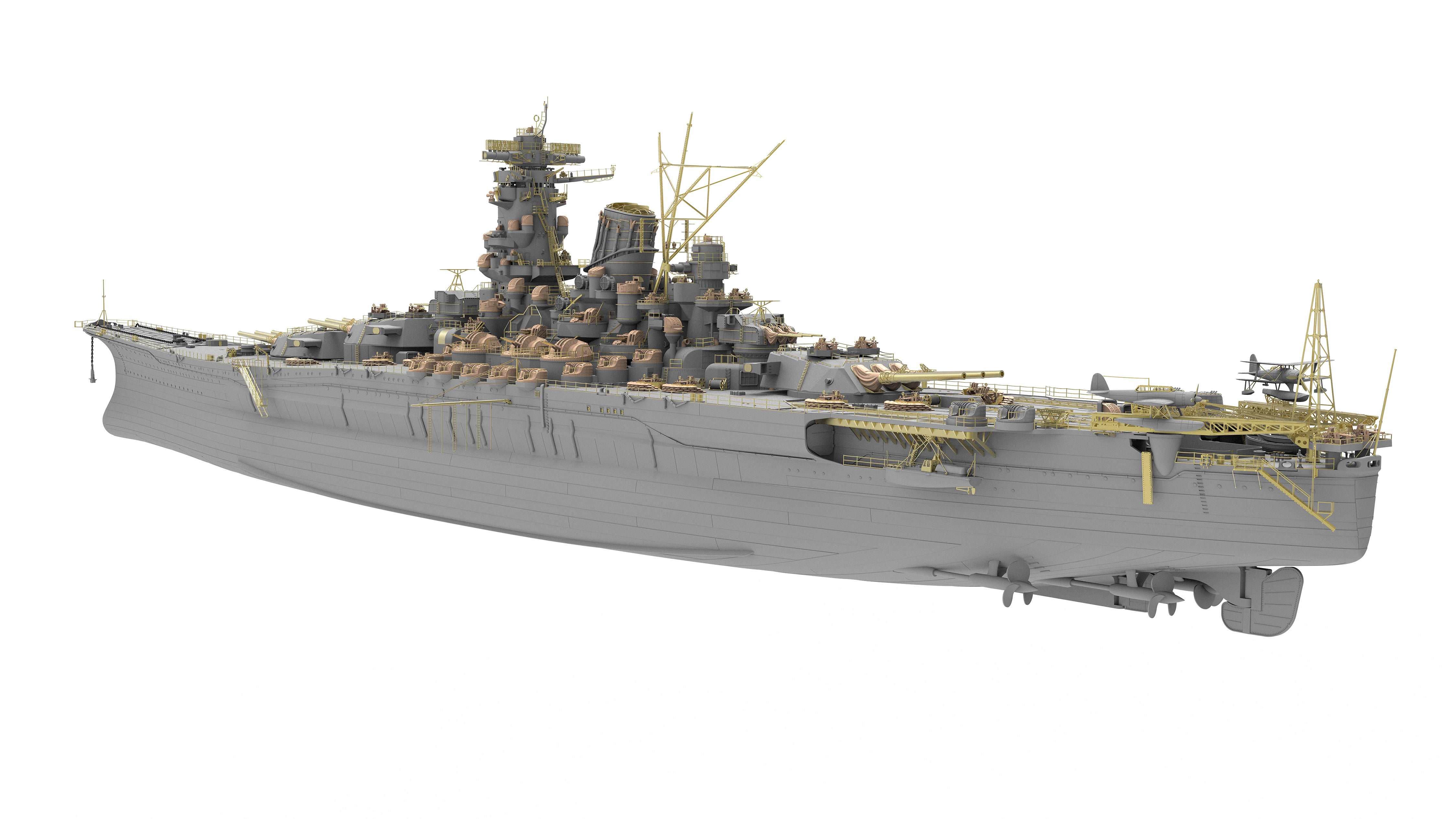 very-fire-350902-ijn-yamato-schiff-bausatz-1-350-deluxe image 2