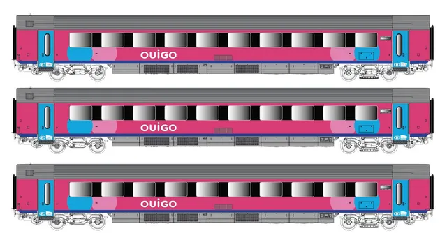 hobbytrain-i11-ouigo-personenwagen-3er-set-ep-vi-ac image 1