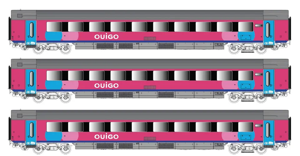 hobbytrain-i11-ouigo-personenwagen-3er-set-ep-vi-ac image 1