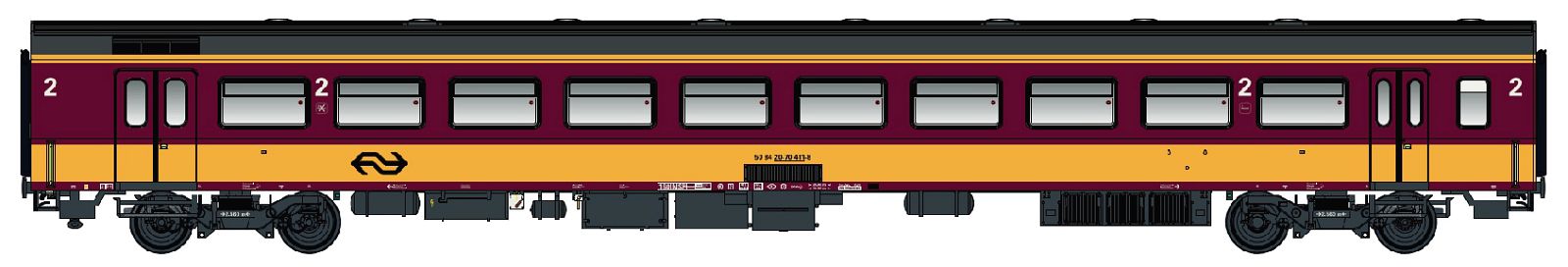 hobbytrain-personenwagen-icr-2-kl-b10-ns-benelux image 1