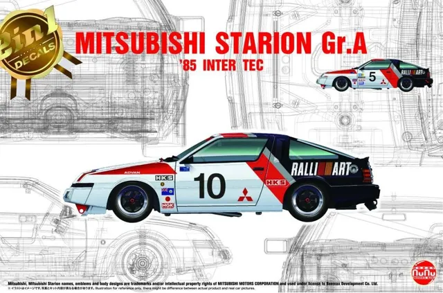 nunu-24031-1-24-mitsubishi-starion-gr-a-1985-automodell-bausatz image 1
