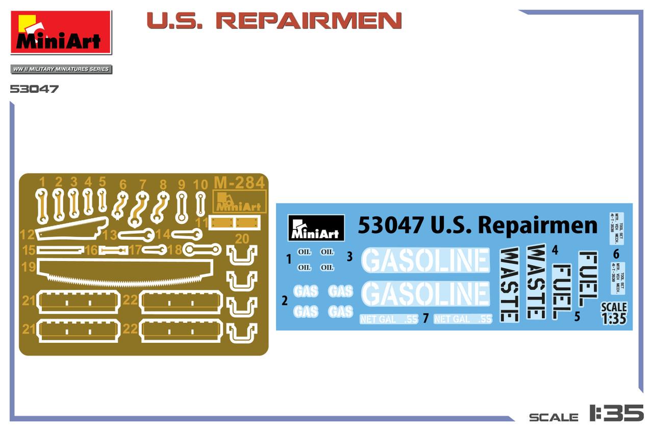 miniart-53047-u-s-repairmen-figuren-1-35-4-figuren-ww2 image 2
