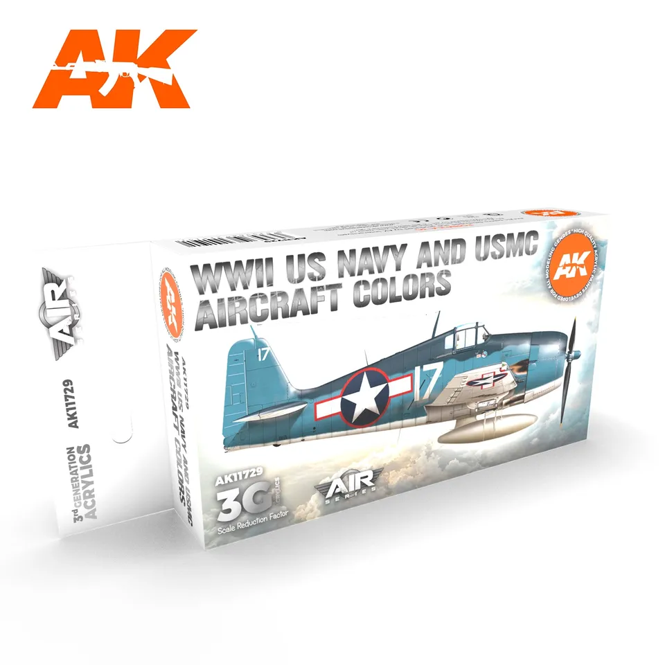 ak-interactive-3g-air-wwii-us-navy-usmc-aircraft-farben-set image 1