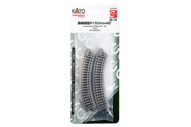 hobbytrain-gleis-gebogen-r150mm-45-gleisset-4-st-ck image 1