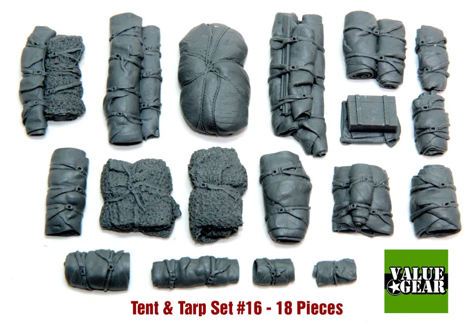 value-gear-vg016-zelte-planen-set-1-35-16-teile-diorama image 1