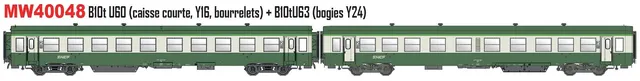 hobbytrain-personenwagen-usi-b10t-sncf-2er-set-ep-va image 1