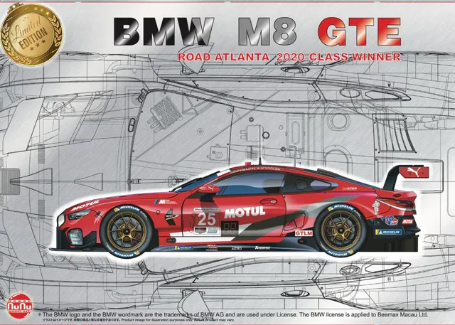 nunu-24043-bmw-m8-gte-road-atlanta-automodell-1-24 image 1