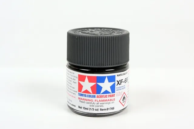 tamiya-xf69-nato-black-acrylfarbe-10-ml-matt image 1