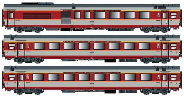 hobbytrain-gc-personenwagen-3er-set-sncf-jules-verne-ep-iv image 1