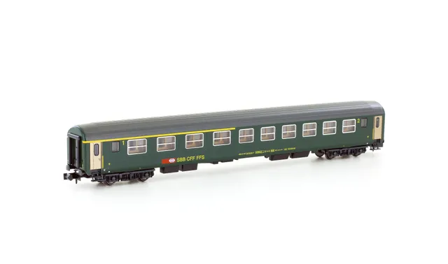 hobbytrain-ric-abm-sbb-personenwagen-1-2-kl-spur-n-ep-iv-v image 1