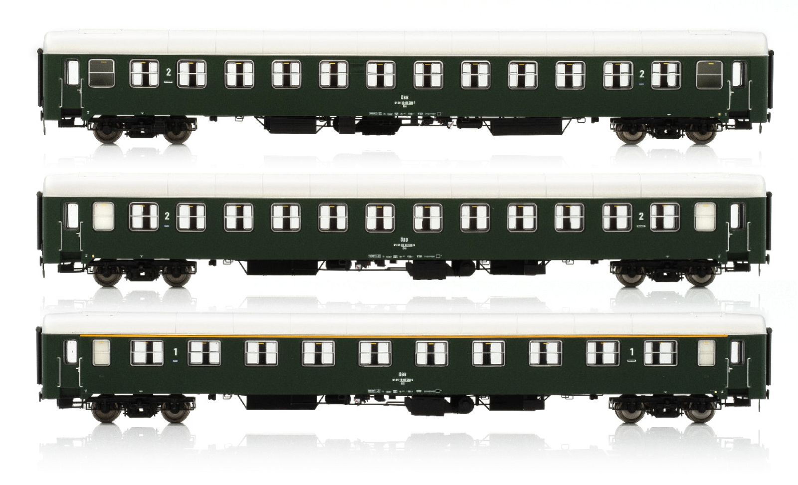 hobbytrain-uic-x-personenwagen-bb-3er-set-gr-n-ep-iii image 1