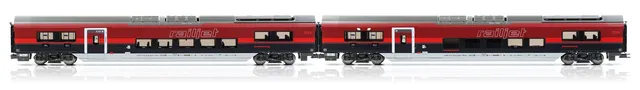 hobbytrain-railjet-personenwagen-2er-set-dani-bb-ep-vi-ac image 1
