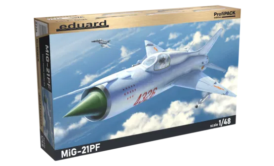 eduard-8236-mig-21pf-flugzeugmodell-1-48-profipack image 1