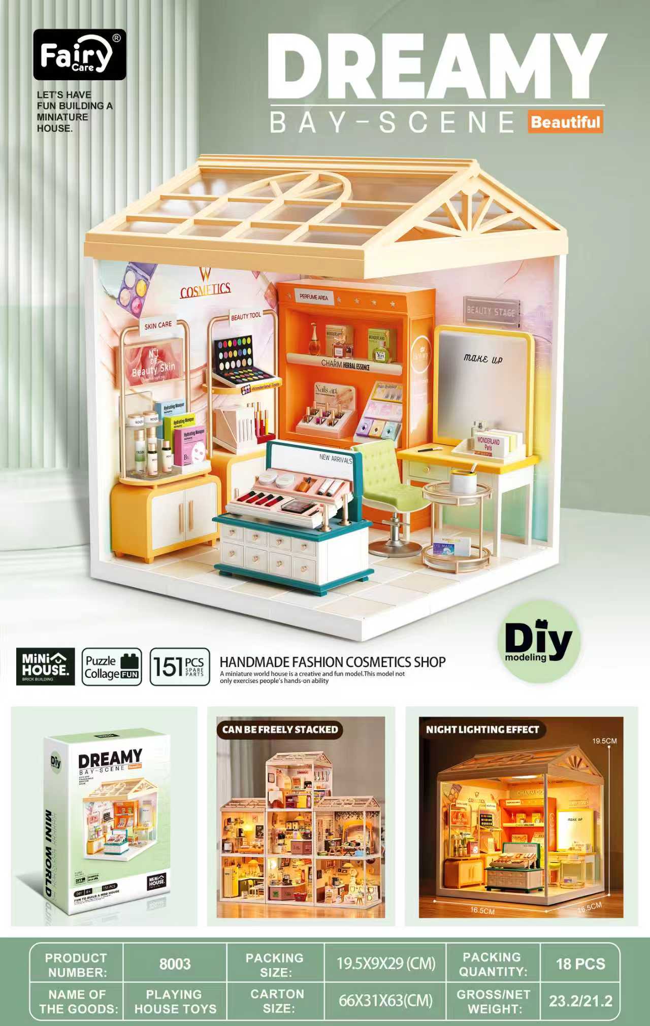 fairy-care-fc-dbs8003-dreamy-bay-scene-miniaturhaus-151-teile image 1
