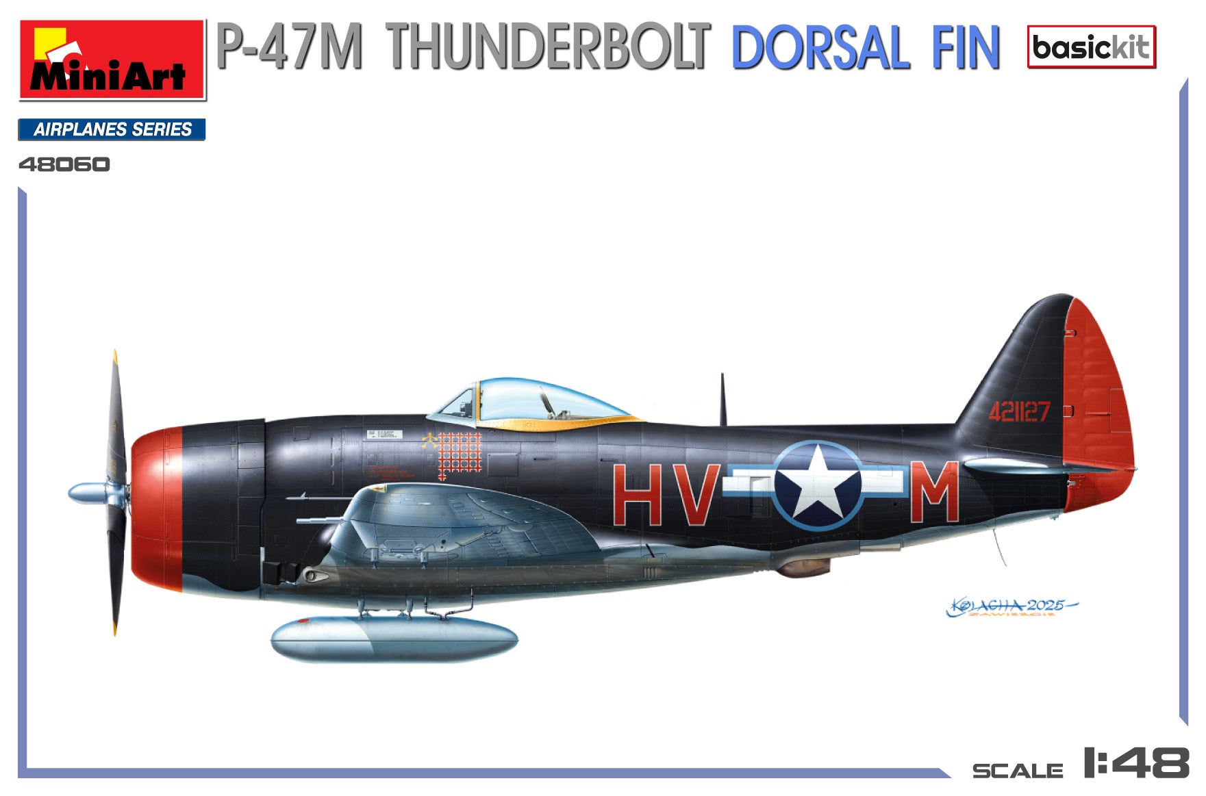 miniart-48060-p-47m-thunderbolt-flugzeugbausatz-1-48-basic image 3