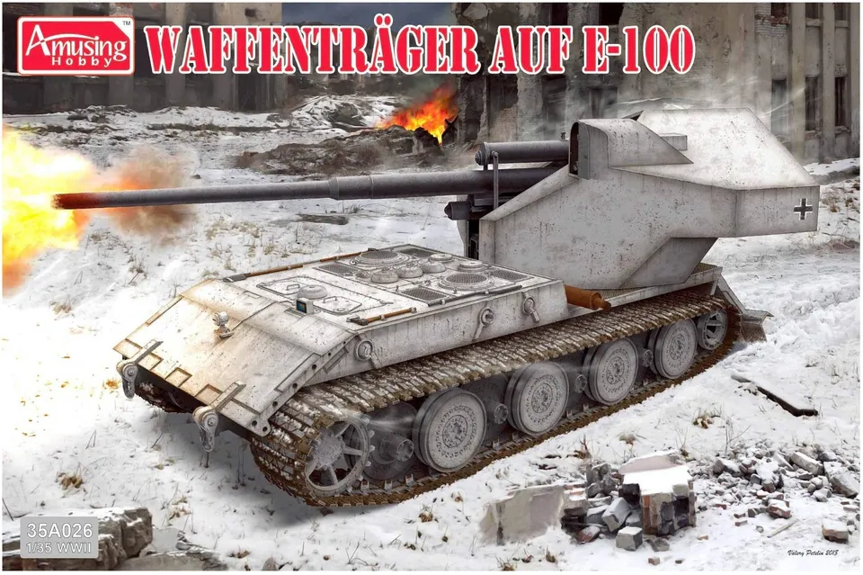 amusing-hobby-waffentr-ger-e-100-35a026-modellbausatz-1-35 image 1
