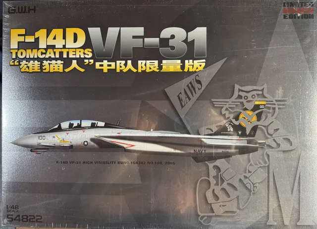 great-wall-hobby-s4822-f-14d-tomcat-modellbausatz-1-48-vf-31 image 1