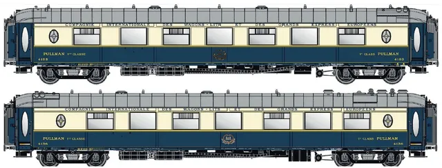 hobbytrain-personenwagen-2er-set-pullman-wp-wpc-ciwl-ep-iib image 1