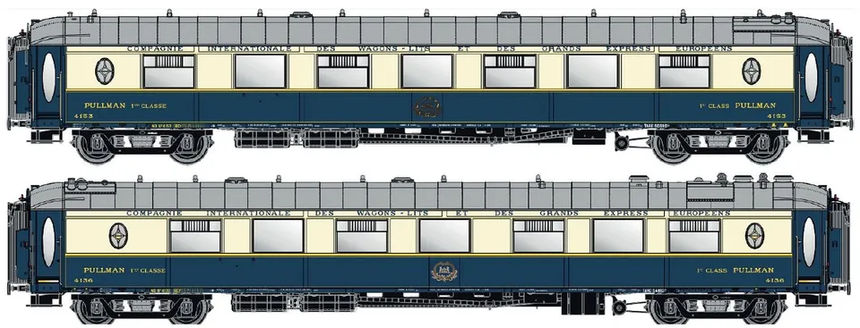 hobbytrain-personenwagen-2er-set-pullman-wp-wpc-ciwl-ep-iib image 1