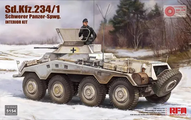 rye-field-model-5154-sd-kfz-234-1-schwerer-panzersp-hwagen-1-35 image 1