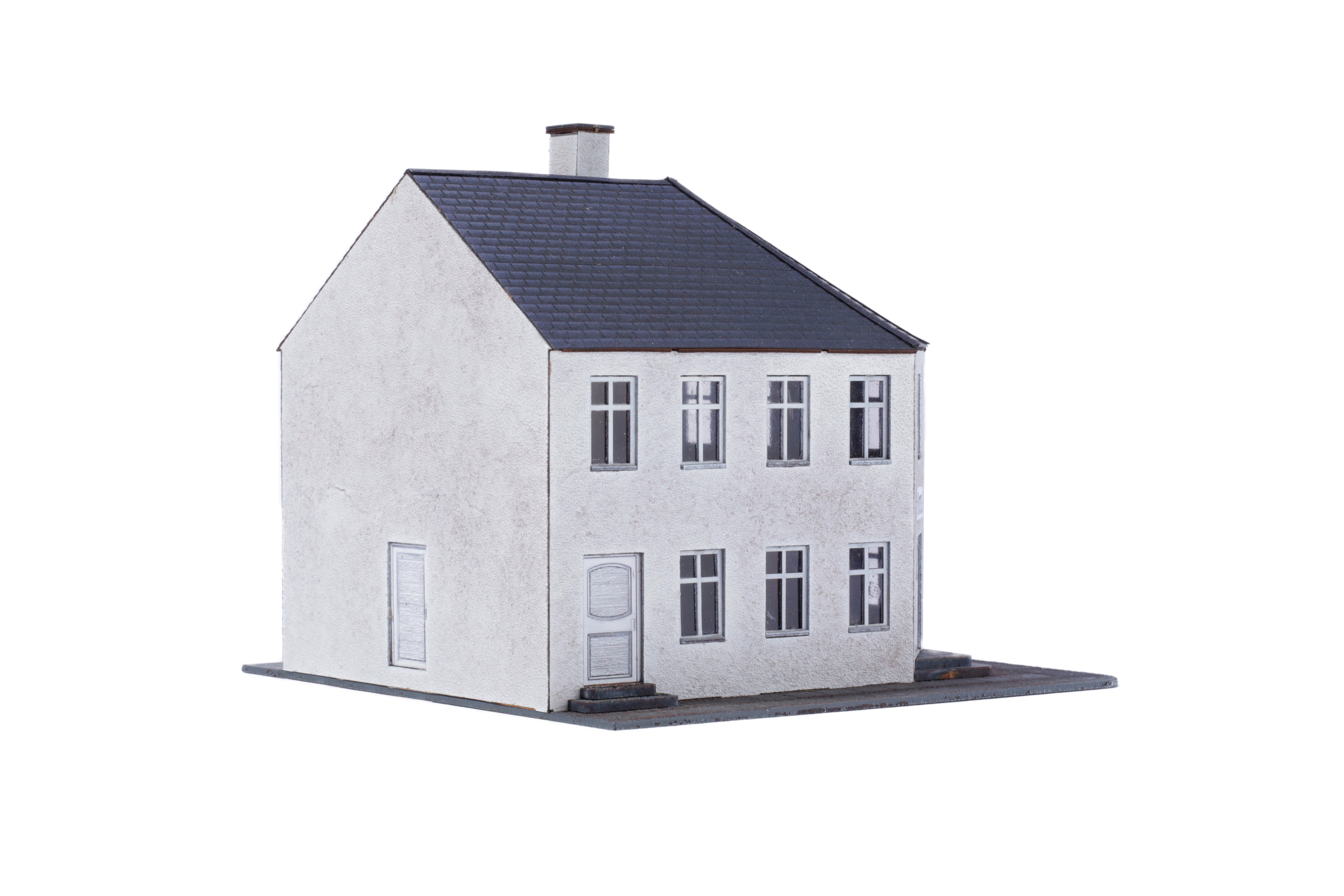 hobbytrade-danske-byhuse-ht-87202-modellhaus-eckhotel-wei-er-putz image 2