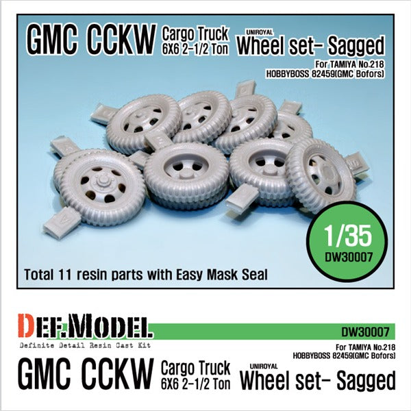 def-model-dw30007-1-35-cckw-truck-radsatz-resin image 1