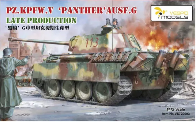 vespid-720003-panther-ausf-g-late-panzermodell-1-72 image 1